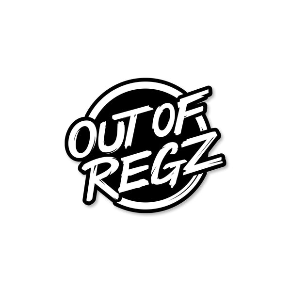 Out of Regz 4 x 3.5" Sticker